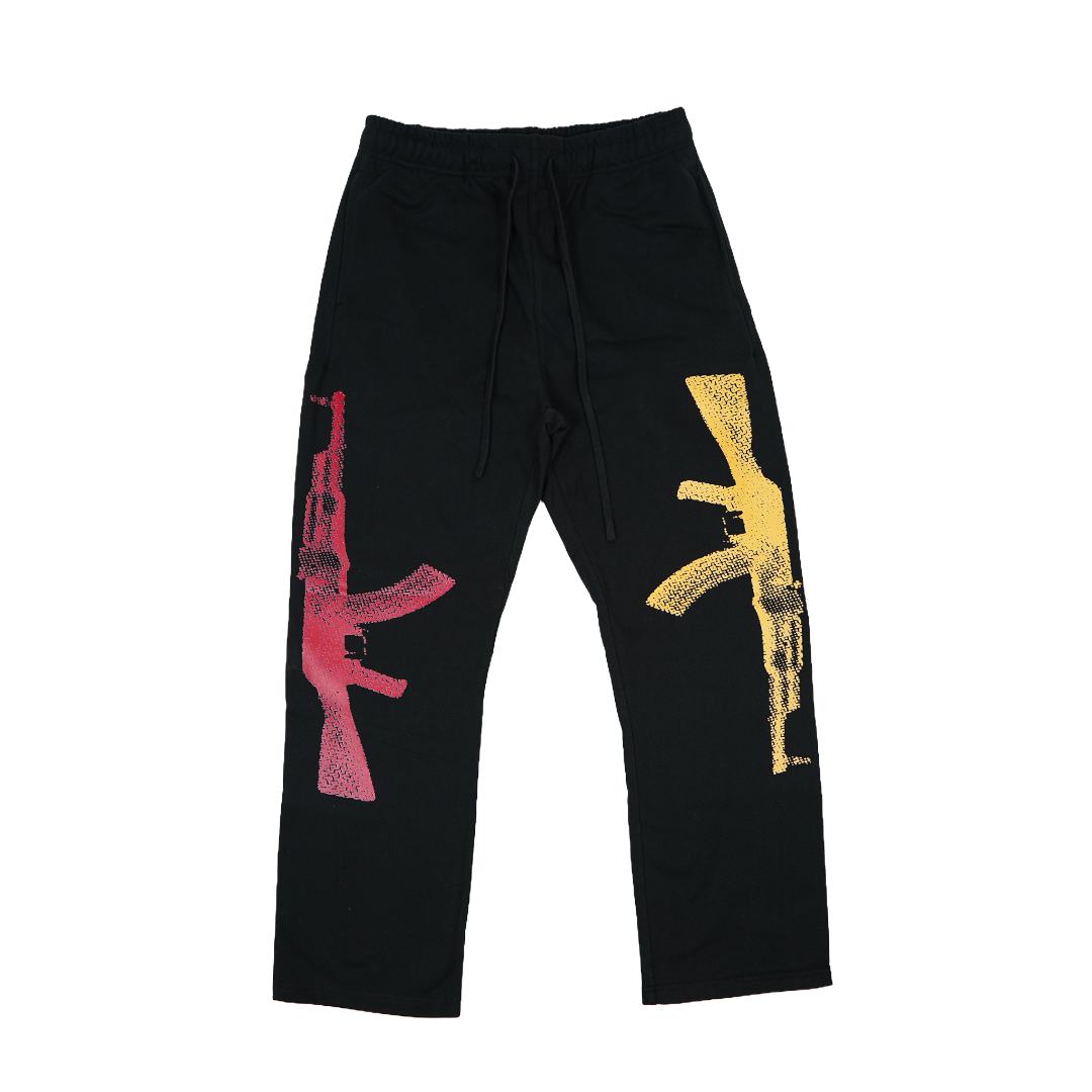 Black Neon AKs Sweatpants
