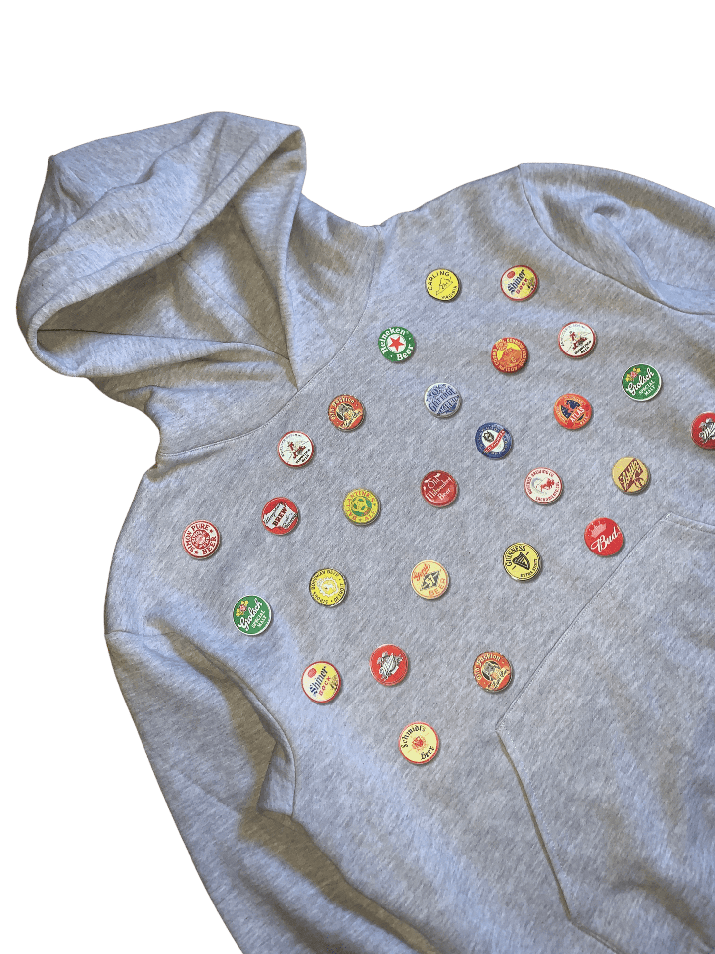 Beer Bottle Caps Hoodie - NOT THAT DEEP