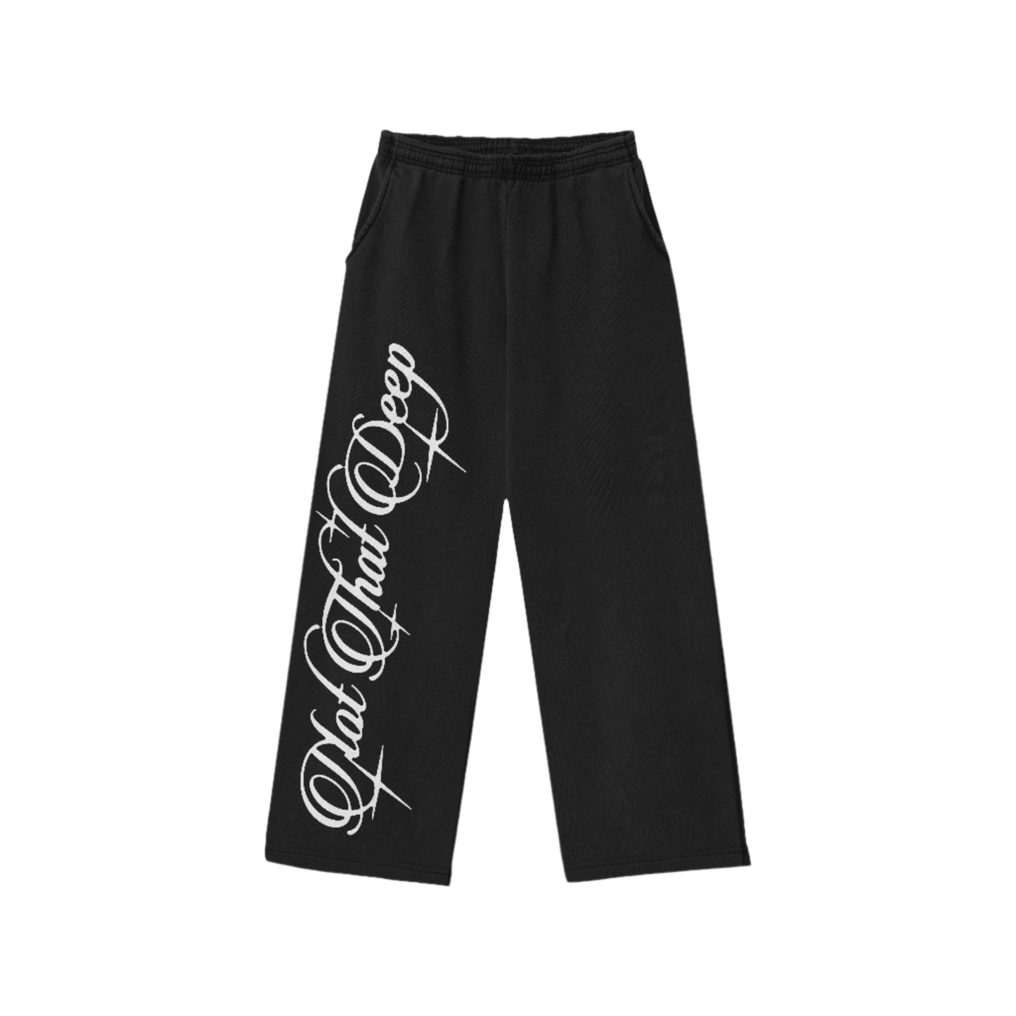 Cursive Sweatpants - NOT THAT DEEP