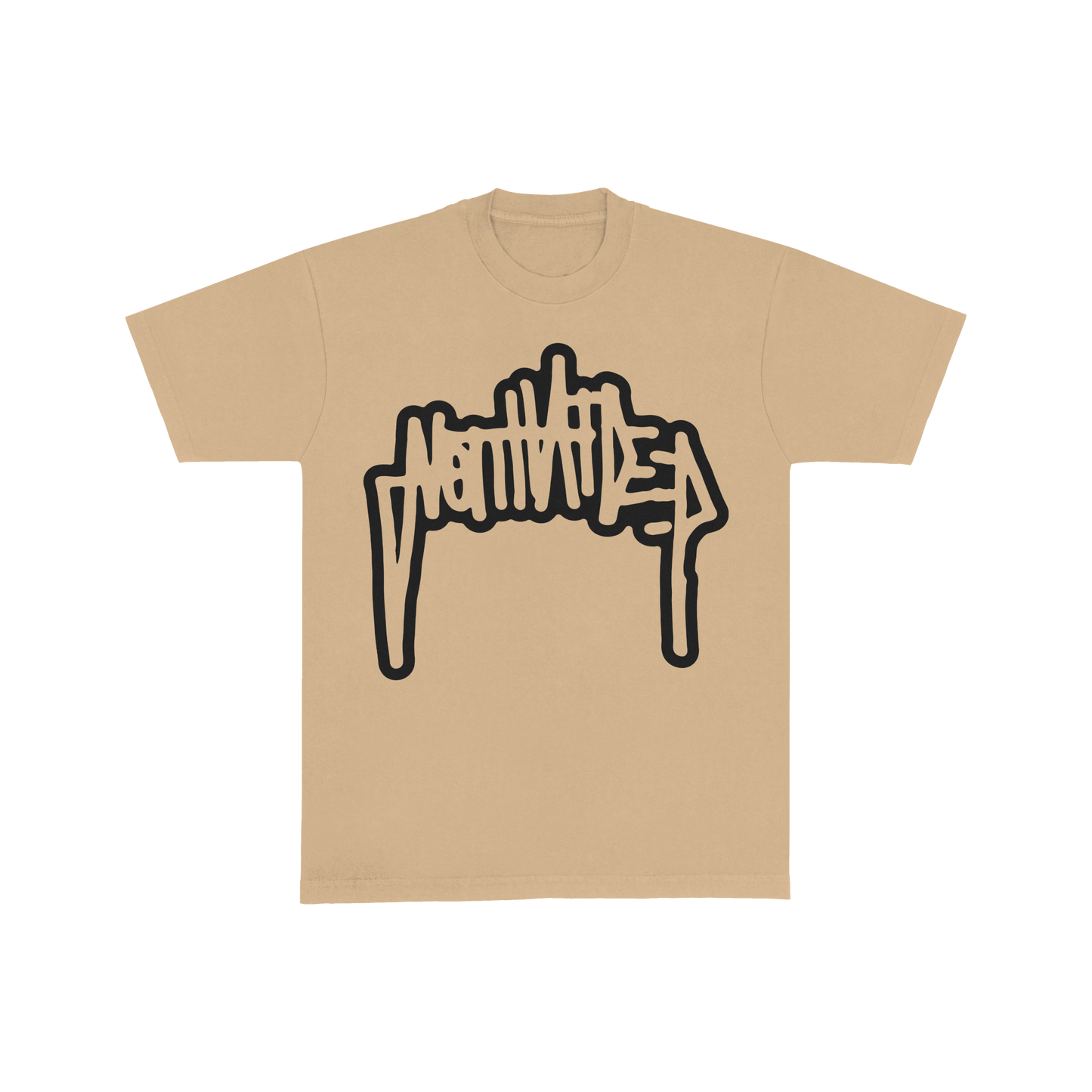 Sand Staple Logo Tee - NOT THAT DEEP