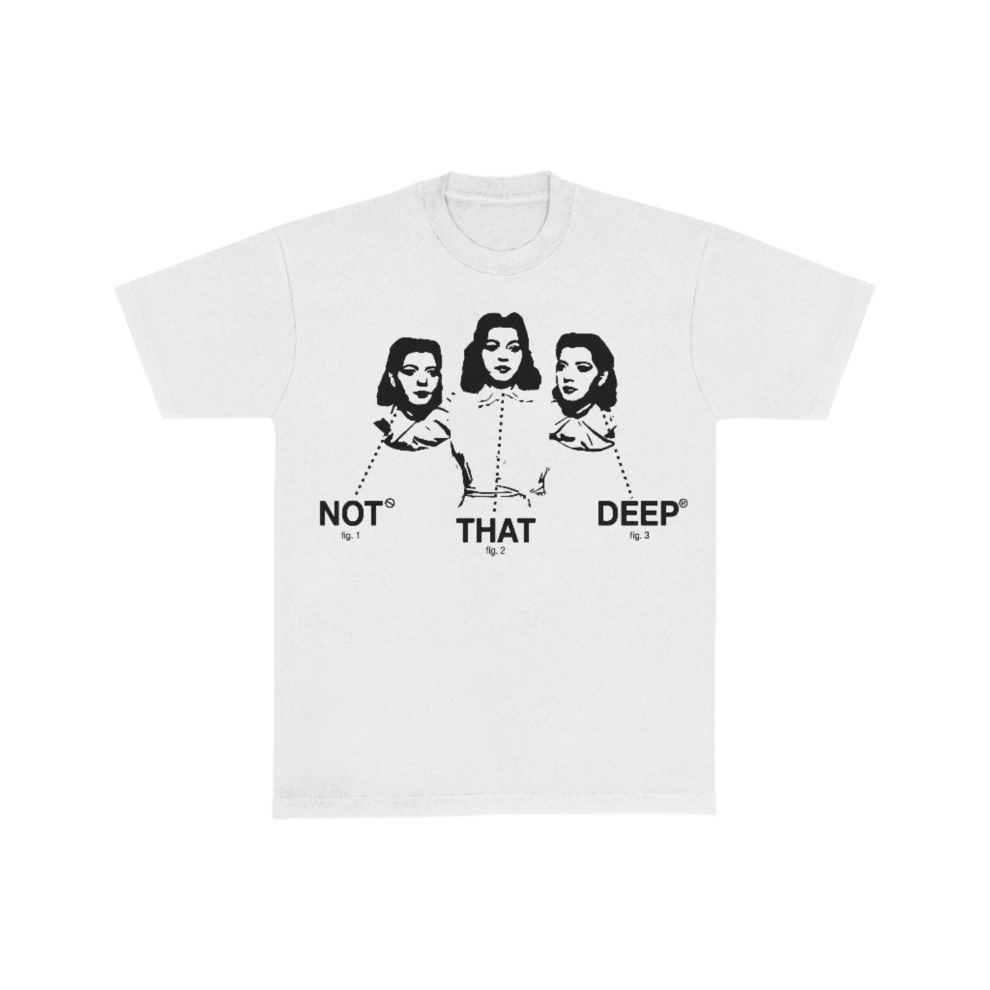 Triple Trouble Tee - NOT THAT DEEP