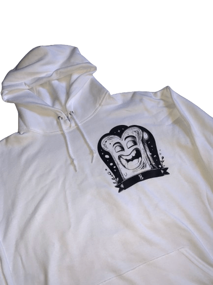White "Catch A Vibe" Hoodie 2 - NOT THAT DEEP