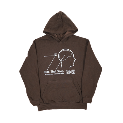 Brown Headshot Hoodie