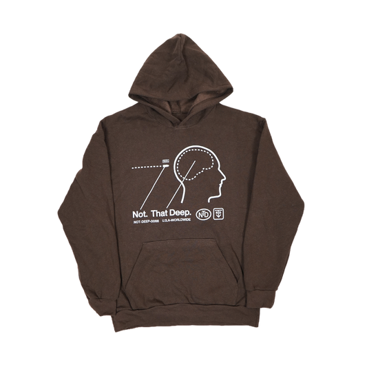 Brown Headshot Hoodie