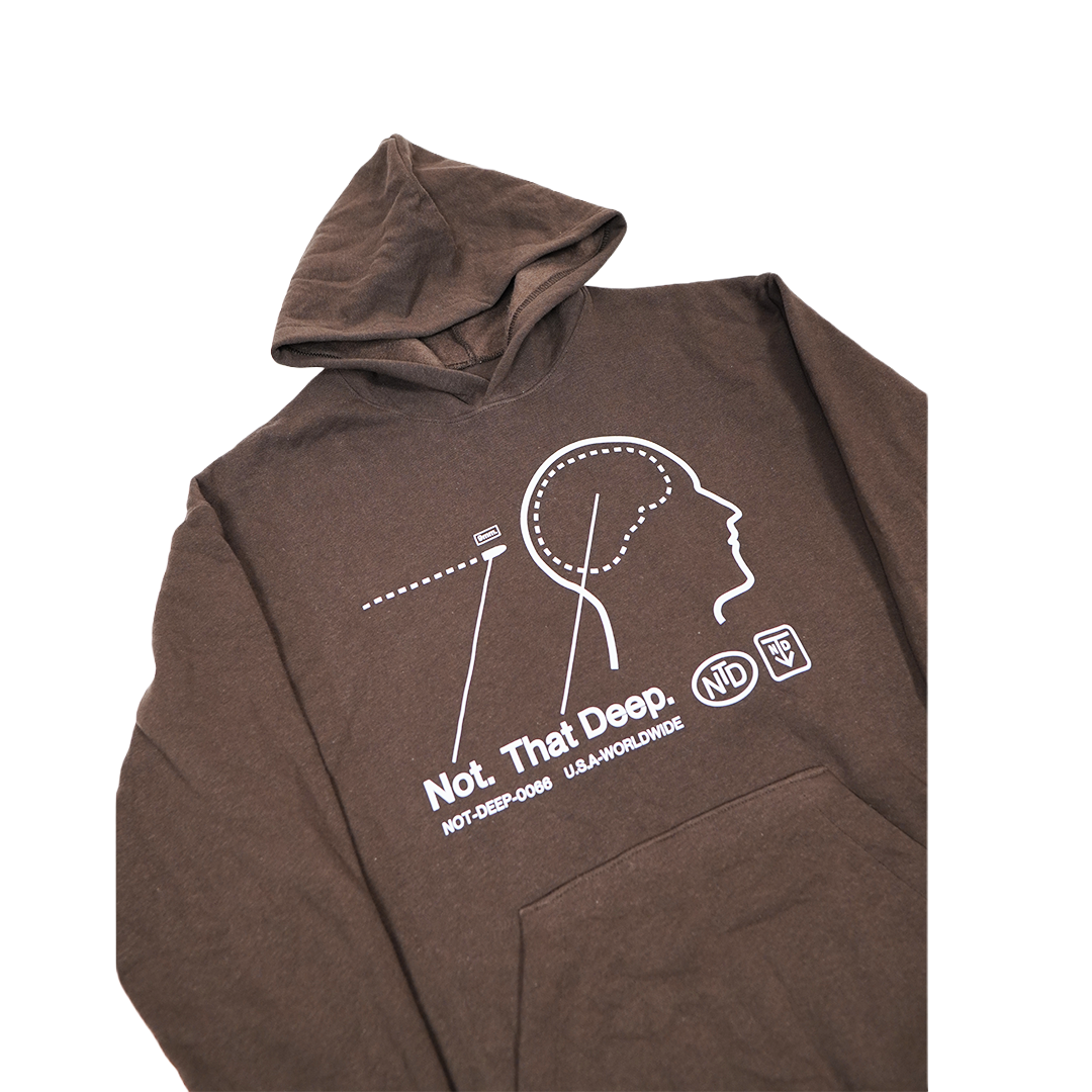 Brown Headshot Hoodie