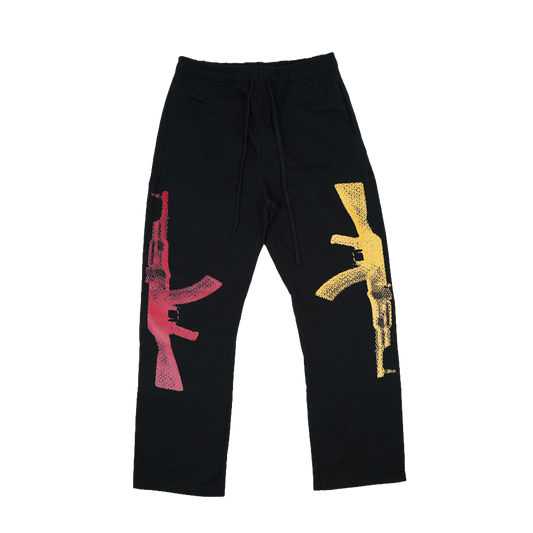 Black Neon AKs Sweatpants