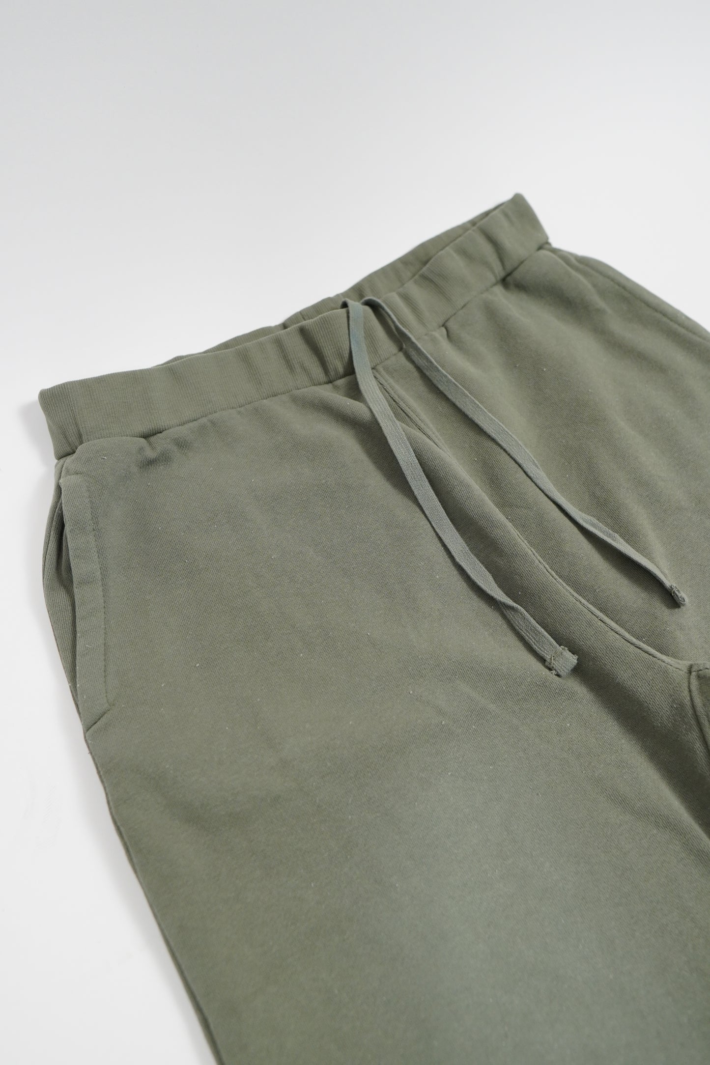 Green Faded Cursive Sweatpants