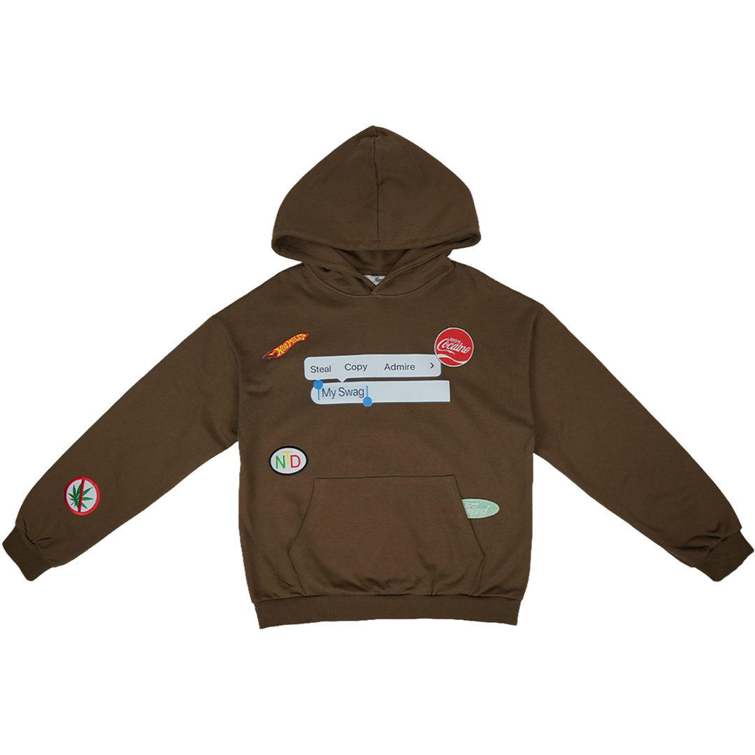Copy My Swag Patchwork Hoodie