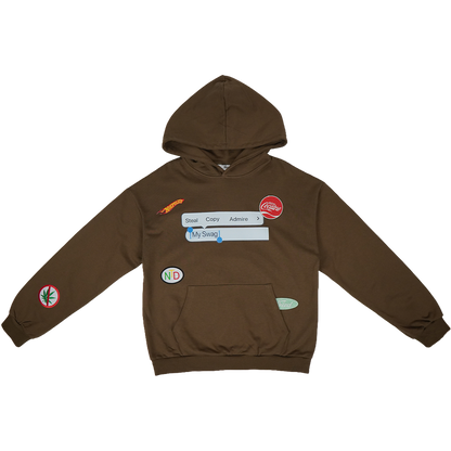 Copy My Swag Patchwork Hoodie