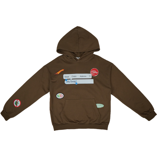 Copy My Swag Patchwork Hoodie