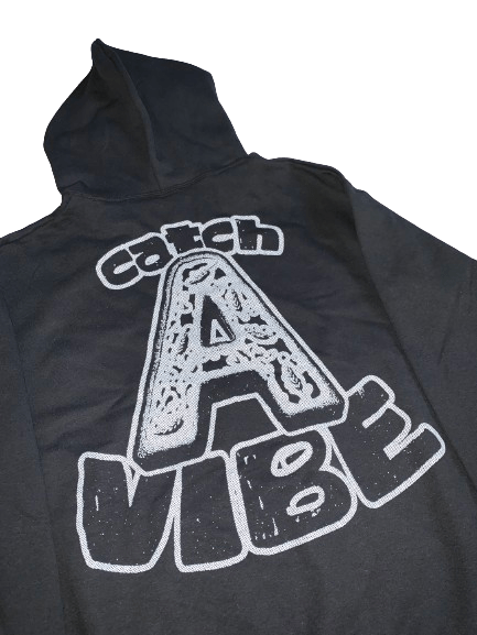 Black "Catch A Vibe" Hoodie 1 - NOT THAT DEEP