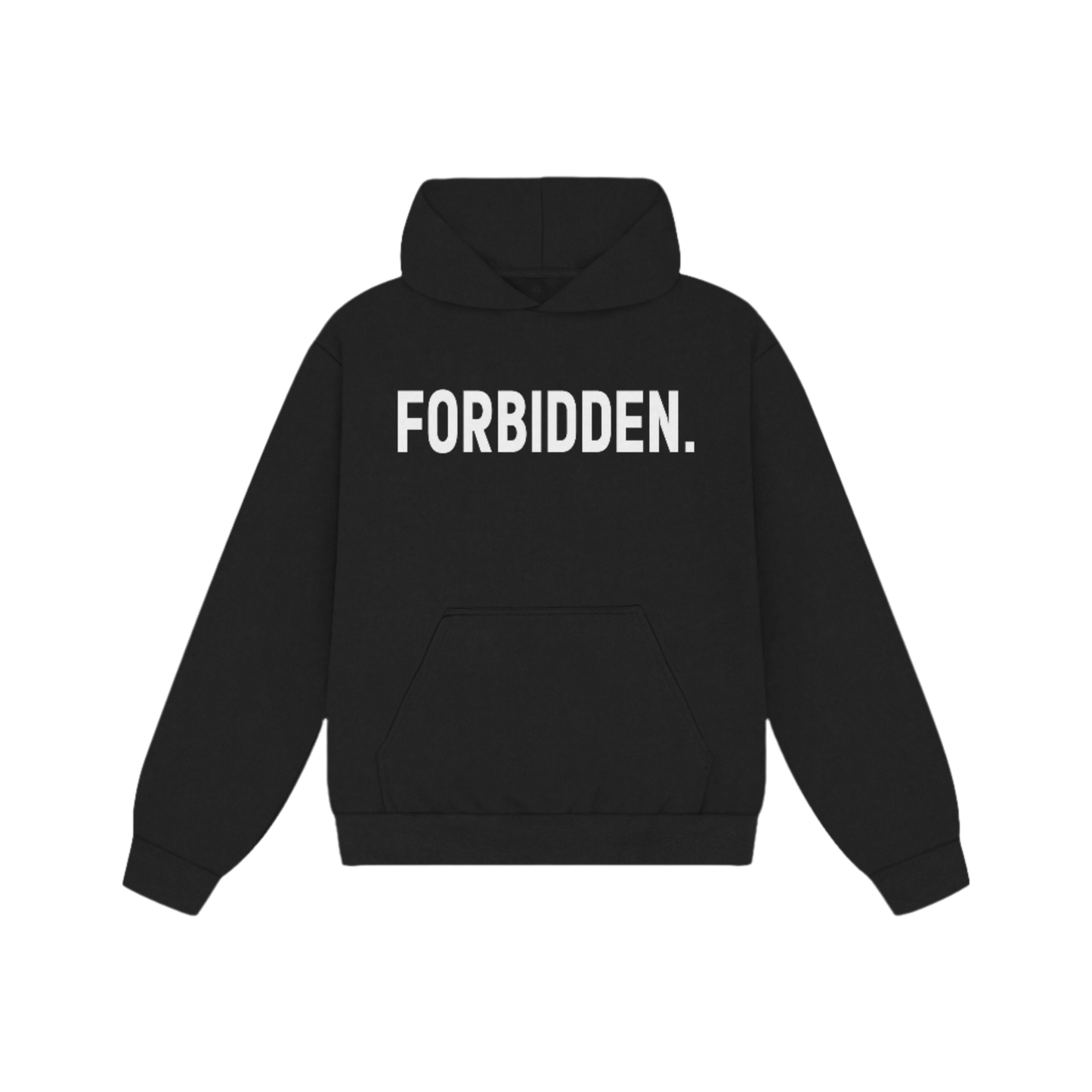 Black "Forbidden" Hoodie - NOT THAT DEEP
