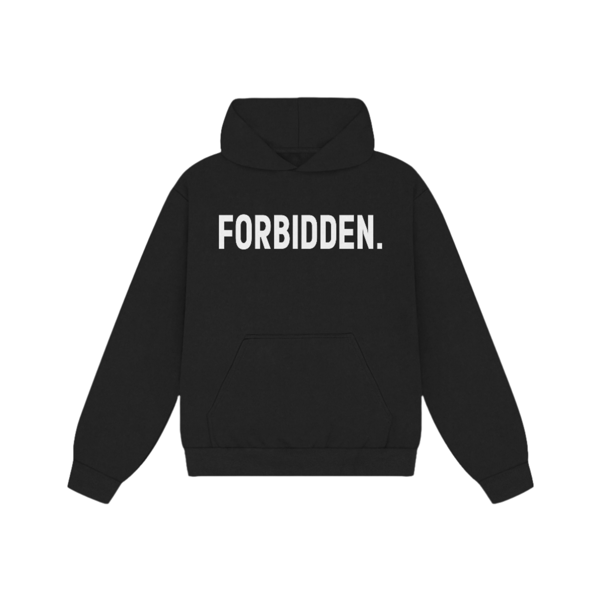 Black "Forbidden" Hoodie - NOT THAT DEEP