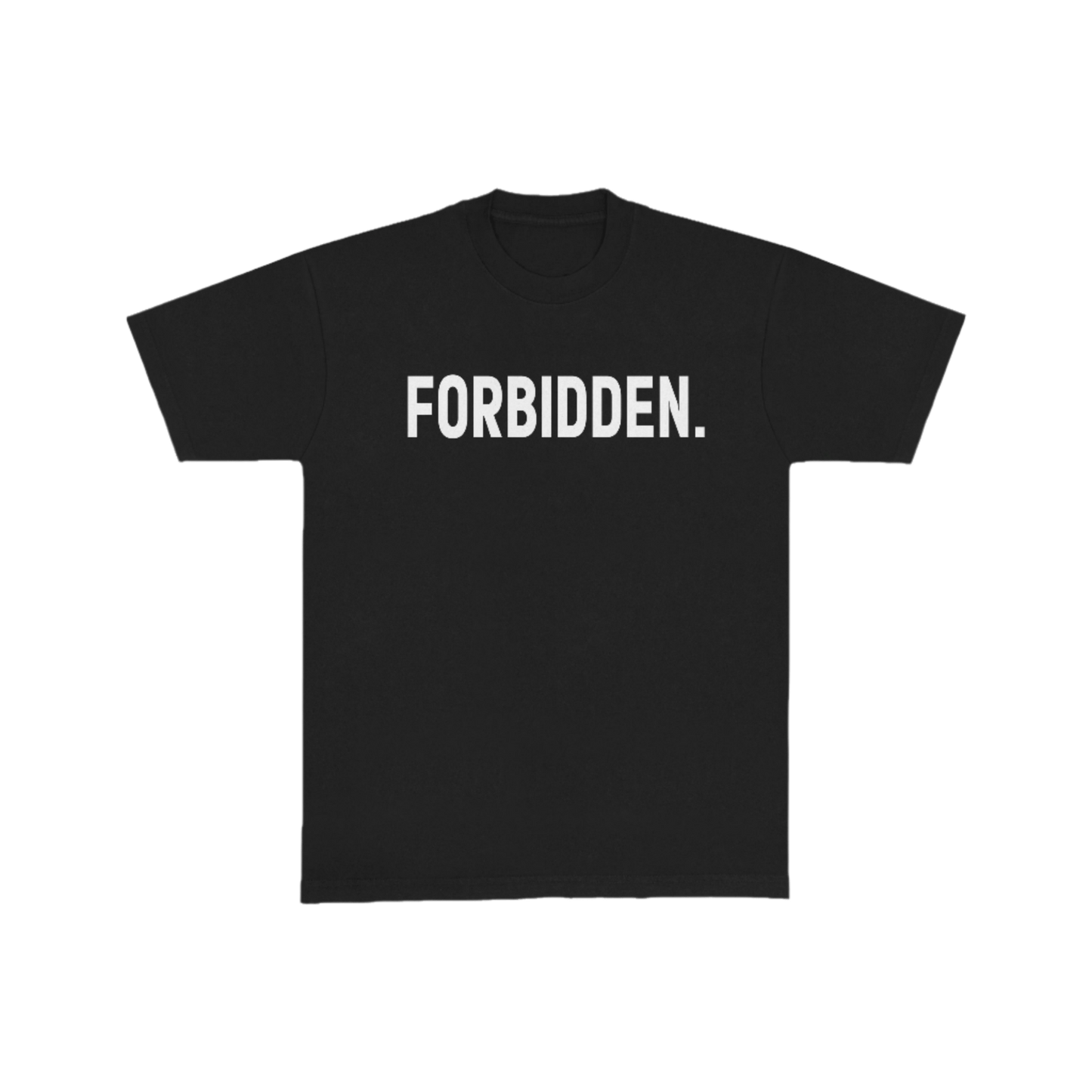 Black "Forbidden" Shirt - NOT THAT DEEP