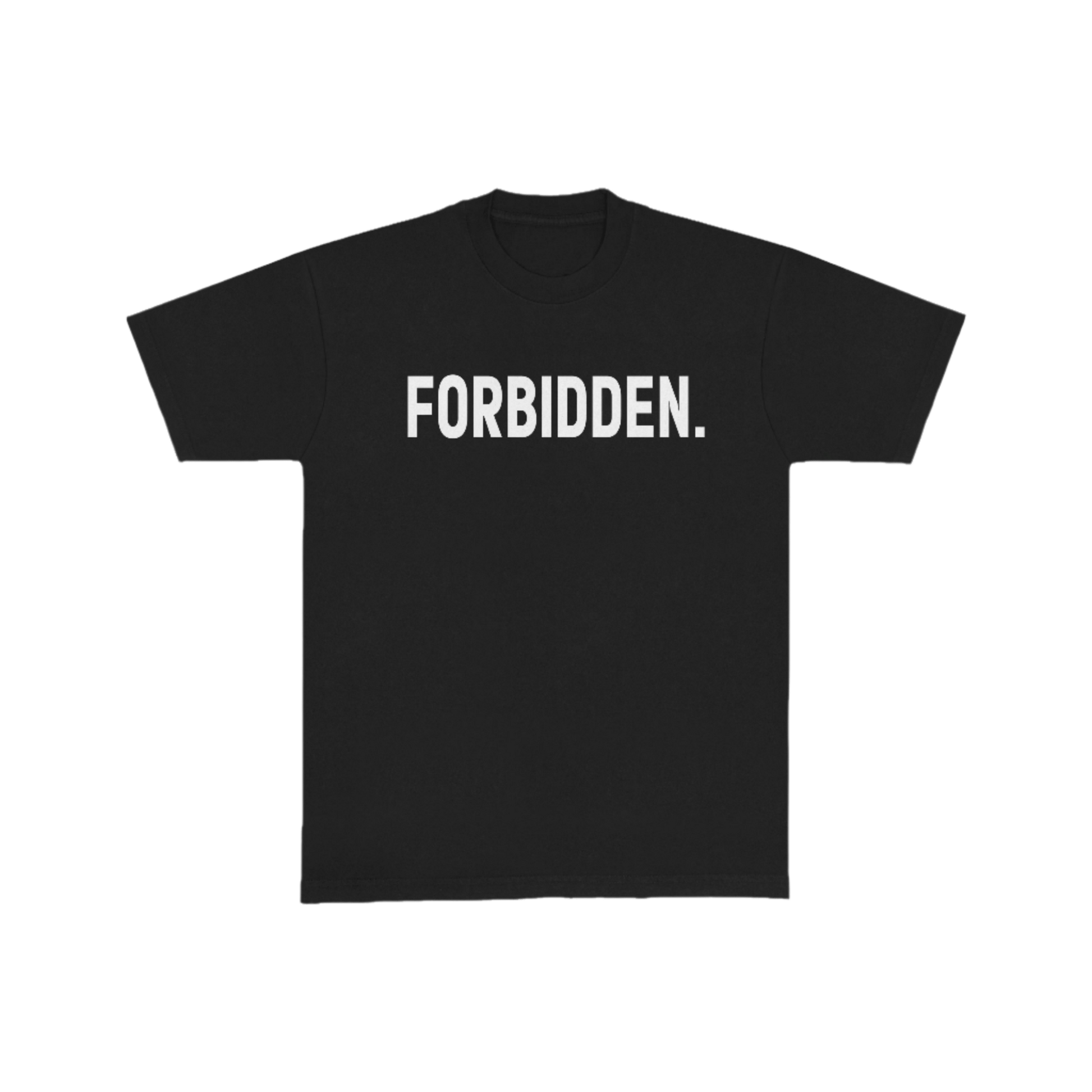 Black "Forbidden" Shirt - NOT THAT DEEP