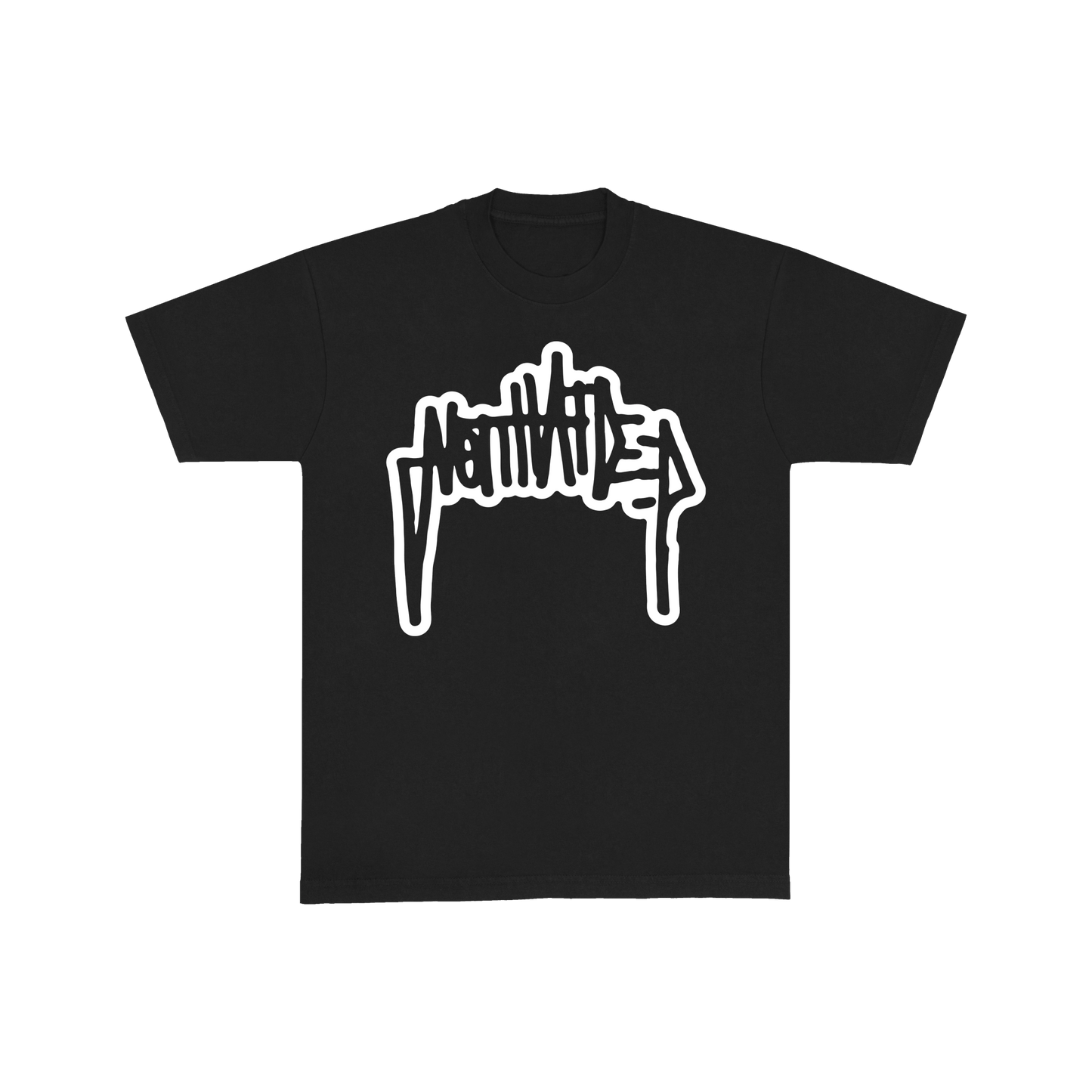 Black Staple Logo Tee - NOT THAT DEEP