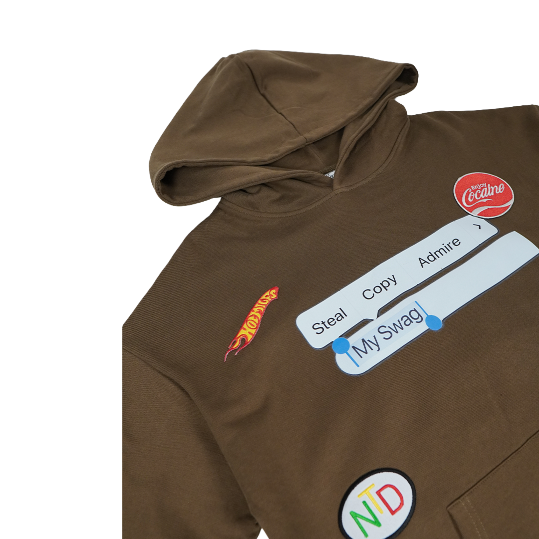 Copy My Swag Patchwork Hoodie