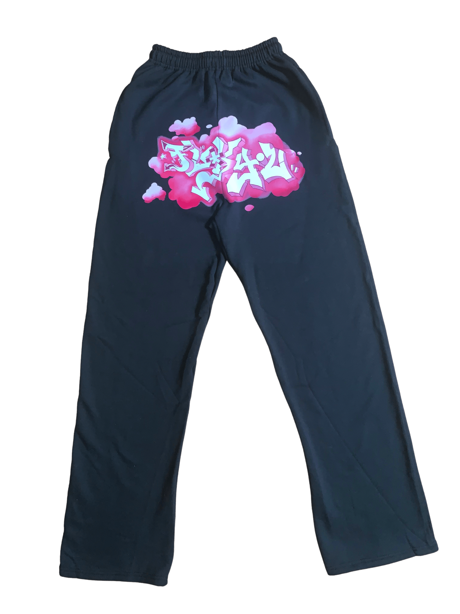 Pink Fuck You Graffiti Sweatpants - NOT THAT DEEP