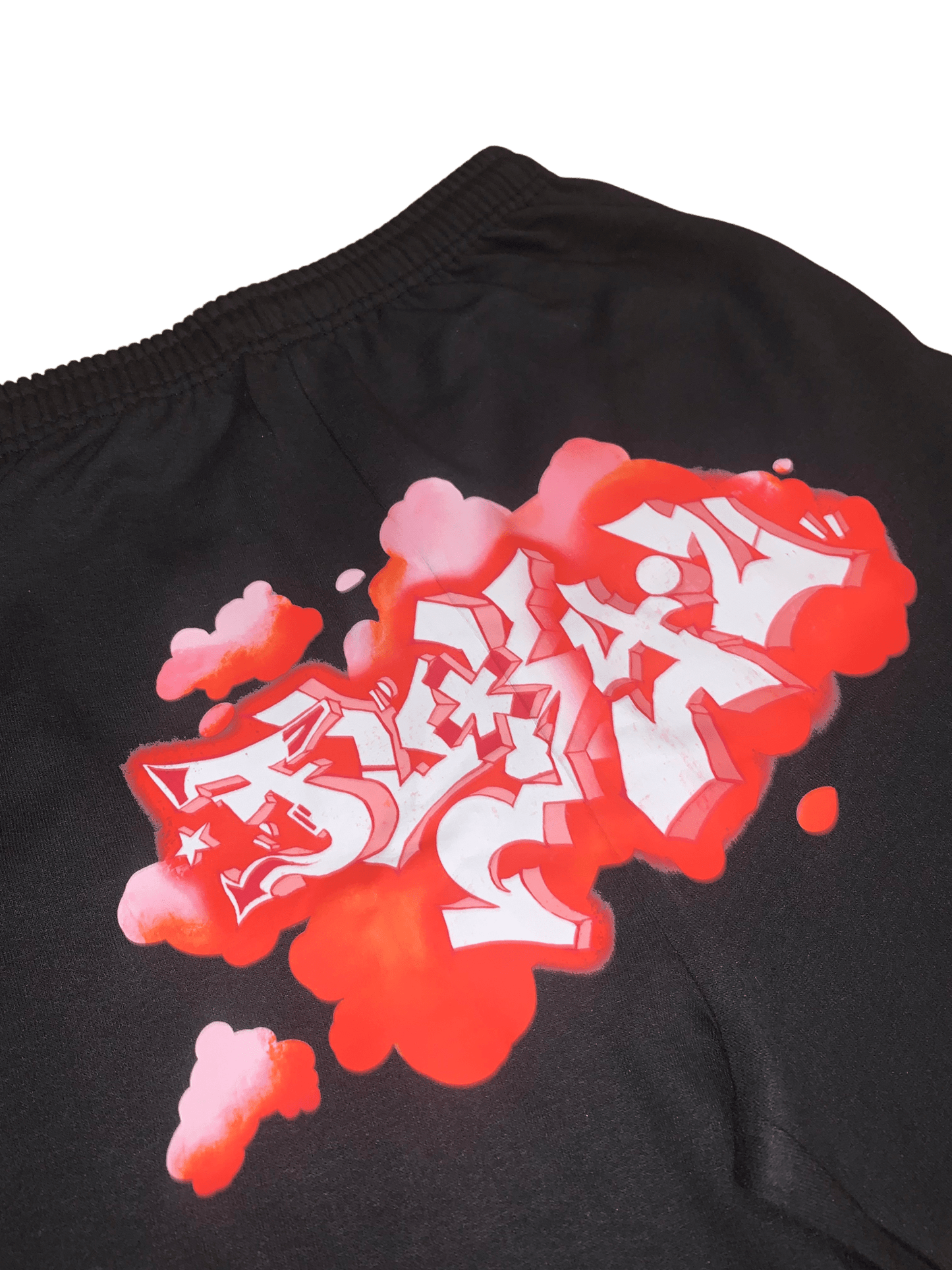 Red Fuck You Graffiti Sweatpants - NOT THAT DEEP