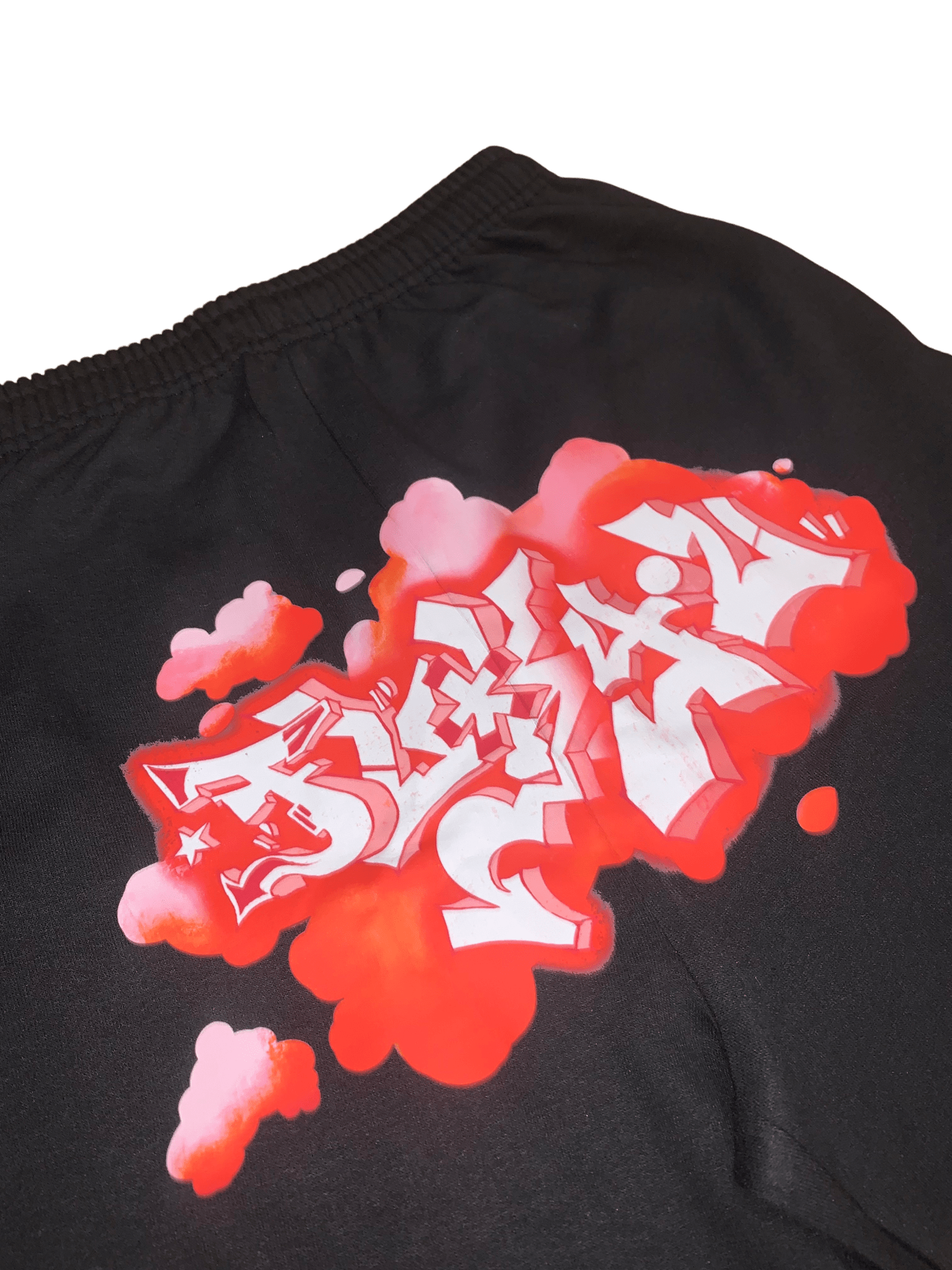Red Fuck You Graffiti Sweatpants - NOT THAT DEEP