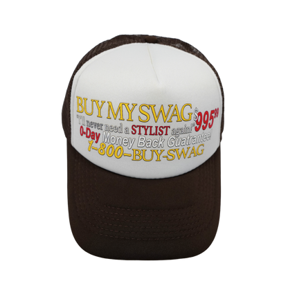 Brown "Buy My Swag" Trucker Hat