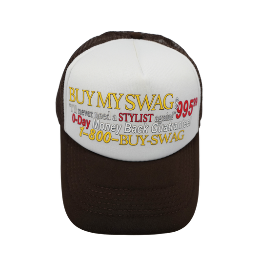 Brown "Buy My Swag" Trucker Hat